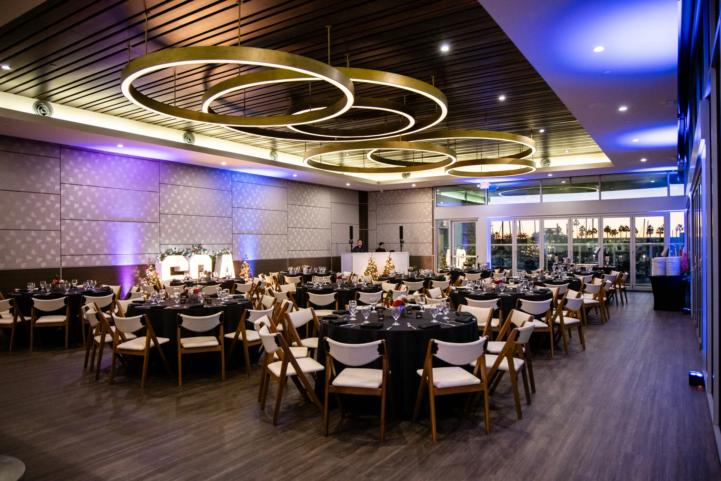 Shade Hotel Horizon Level set for the SQA Services 30-year holiday celebration